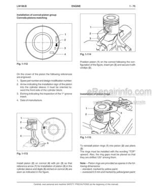 Photo 6 - New Holland LW190.B Service Manual Wheel Loader 6036705100