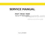 Photo 4 - New Holland M427 M428 M459 Series M Service Manual Telehandler 87755802D
