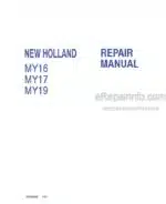Photo 4 - New Holland MY16 MY17 MY19 Repair Manual Yard Tractor 87045362
