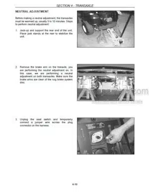 Photo 6 - New Holland MZ14H MZ16H MZ18H Repair Manual Mower 87045363