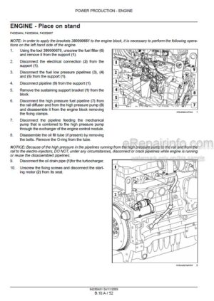 Photo 6 - New Holland S4L2 S4L Service Manual Engine 84373329