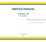 Photo 4 - New Holland Roll Baler 125 Service Manual Round Baler 48123763