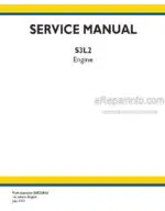Photo 5 - New Holland S3L2 Service Manual Engine 84523916