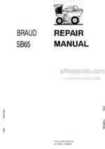 Photo 4 - New Holland SB65 Repair Manual Harvester 6048228100