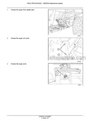 Photo 8 - New Holland T8.320 T8.350 T8.380 T8.410 T8.435 T8.380 / T8.410 / T8.435 Smart Trax CVT PST Tier 4B Service Manual Tractor 51537936