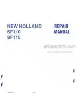 Photo 4 - New Holland SF110 SF115 Repair Manual Sprayer 87045631