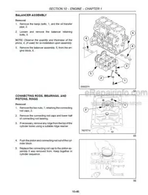 Photo 8 - New Holland T4.55 T4.65 T4.75 Service Manual Tractor 51505313