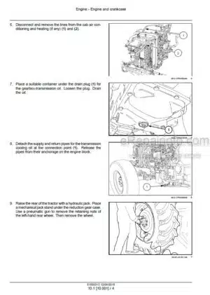 Photo 10 - New Holland T4.55 T4.65 T4.75 Service Manual Tractor 51505313