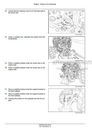 Photo 6 - New Holland T4.80F T4.90F T4.100F T4.110F T4.80LP T4.90LP T4.100LP T4.110LP Service Manual Tractor 51525992