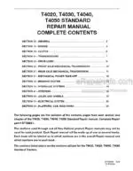 Photo 4 - New Holland T4020 T4030 T4040 T4050 Repair Manual Tractor 87758551
