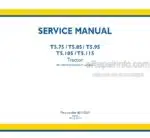 Photo 12 - New Holland T5.75 T5.85 T5.95 T5.105 T5.115 Service Manual Tractor 48115369