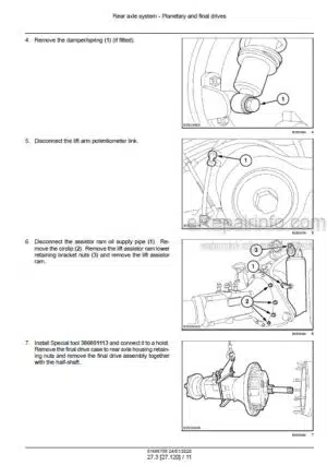 Photo 7 - New Holland TD60D TD70D TD80D TD90D TD95D Service Manual Tractor 87616423