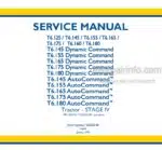Photo 5 - New Holland T6.125 T6.145 T6.155 T6.165 T6.175 T6.160 T6.180 Dynamic Command Auto Command Stage IV Service Manual Tractor 51666744