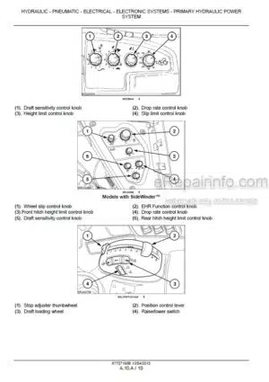Photo 10 - New Holland T4.80V T4.90V T4.100V T4.110V T4.80N T4.90N T4.100N T4.110N Service Manual Tractor 51523366