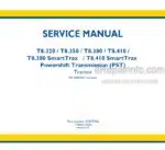 Photo 4 - New Holland T8.320 T8.350 T8.380 T8.410 Smart Trax PST Tier 2 Service Manual Tractor 51537956
