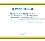 Photo 5 - New Holland T8.320 T8.350 T8.380 T8.410 Smart Trax PST Tier 4B Service Manual Tractor 48123726
