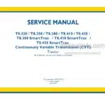 Photo 4 - New Holland T8.320 T8.350 T8.380 T8.410 T8.435 T8.380 / T8.410 / T8.435 Smart Trax Tier 2 Service Manual Tractor 48123734