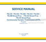 Photo 4 - New Holland T8.320 T8.350 T8.380 T8.410 T8.435 T8.380 / T8.410 / T8.435 Smart Trax Tier 2 Service Manual Tractor 51537953