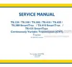 Photo 4 - New Holland T8.320 T8.350 T8.380 T8.410 T8.435 T8.380 / T8.410 / T8.435 Smart Trax Tier 2 Service Manual Tractor 51537953