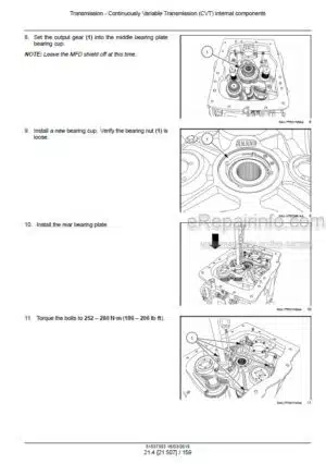 Photo 2 - New Holland T8.320 T8.350 T8.380 T8.410 T8.435 T8.380 / T8.410 / T8.435 Smart Trax Tier 2 Service Manual Tractor 51537953