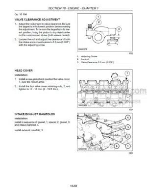 Photo 8 - New Holland TC18 TC21 TC21D Repair Manual Tractor 86590938