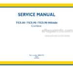 Photo 3 - New Holland TC5.80 TC5.90 TC5.90 Hillside Tier 4B Service Manual Combine 48001074