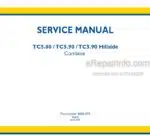 Photo 3 - New Holland TC5.80 TC5.90 TC5.90 Hillside Tier 4B Service Manual Combine 48001074
