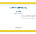 Photo 5 - New Holland TC5090 Tier 3 Service Manual Utility Combine 48040924