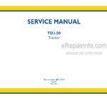 Photo 4 - New Holland TD3.50 Service Manual Tractor 48012910