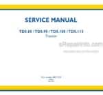 Photo 4 - New Holland TD5.85 TD5.95 TD5.105 TD5.115 Service Manual Tractor 48013235