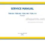 Photo 4 - New Holland TD5.85 TD5.95 TD5.105 TD5.115 Service Manual Tractor 48013235