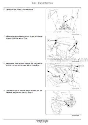 Photo 8 - New Holland T6.125 T6.145 T6.155 T6.165 T6.175 T6.180 Auto Command Stage IV Service Manual Tractor 47938729