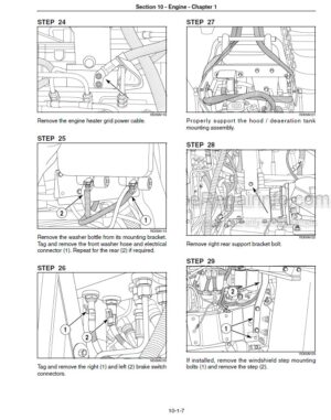 Photo 8 - New Holland T7030 T7040 T7050 T7060 Service Manual Tractor
