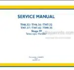 Photo 5 - New Holland TH6.32 TH6.36 TH7.32 TH7.37 TH7.42 TH9.35 Stage IV Service Manual Telescopic Handler 51666974
