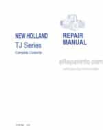 Photo 5 - New Holland TJ275 TJ325 TJ375 TJ375HD TJ425 TJ450 TJ500 Repair Manual Tractor 87542227