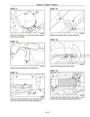 Photo 2 - New Holland TJ280 TJ330 TJ380 TJ430 TJ480 TJ530  T9010 T9020 T9030 T9040 T9050 T9060 Service Manual Tractor 84257310