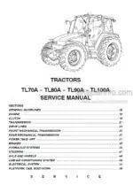 Photo 4 - New Holland TL70A TL80A TL90A TL100A Service Manual Tractor 6035451100