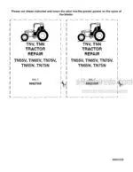 Photo 4 - New Holland TN55V TN65V TN75V TN65N TN75N Repair Manual Tractor 86627058