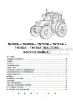 Photo 4 - New Holland TN60DA TN60SA TN70DA TN70SA TN75DA TN75SA Service Manual Tractor 6035443100
