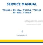 Photo 4 - New Holland TS100A TS110A TS115A TS125A TS130A TS135A Service Manual Tractor 6045515107