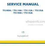 Photo 4 - New Holland TS100A TS110A TS115A TS125A TS130A TS135A Service Manual Tractor 6045515107