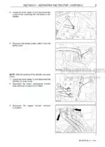 Photo 2 - New Holland TS100A TS110A TS115A TS125A TS130A TS135A Service Manual Tractor 6045515107