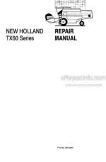 Photo 5 - New Holland TX60 Repair Manual Combine 84019441