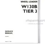 Photo 4 - New Holland W130B Tier 3 Service Manual Wheel Loader 84249884