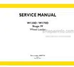 Photo 4 - New Holland W130D W170D Stage IV Service Manual Wheel Loader 48083730