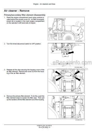 Photo 9 - New Holland W130D W170D Stage IV Service Manual Wheel Loader 51556733
