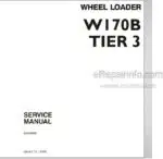 Photo 4 - New Holland W170B Tier 3 Service Manual Wheel Loader 84249890