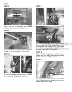 Photo 2 - New Holland W170C Tier 2 Service Manual Wheel Loader 84524449