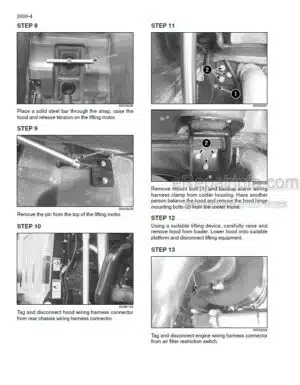 Photo 5 - New Holland W170C Tier 2 Service Manual Wheel Loader 84524449