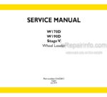 Photo 5 - New Holland W170D W190D Stage V Service Manual Wheel Loader 51632411